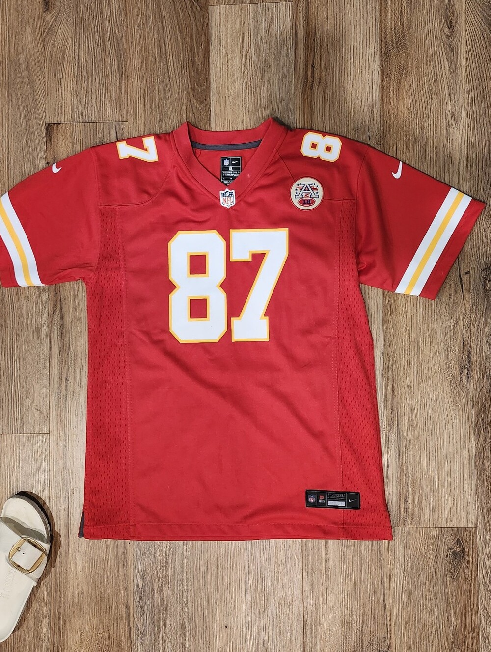 NFL Kansas City Chiefs #87 Red Youth Football Jersey